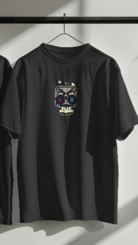 Skull Head Unisex Oversized Standard T-Shirt