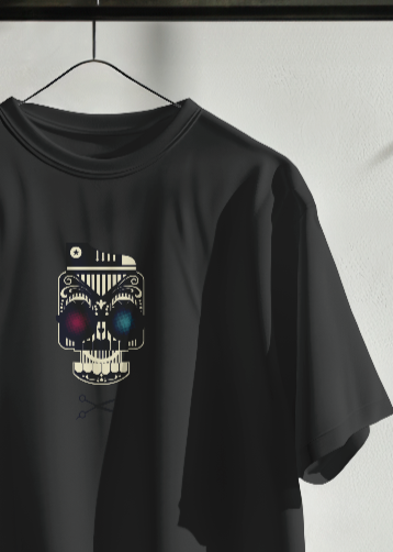Skull Head Unisex Oversized Standard T-Shirt