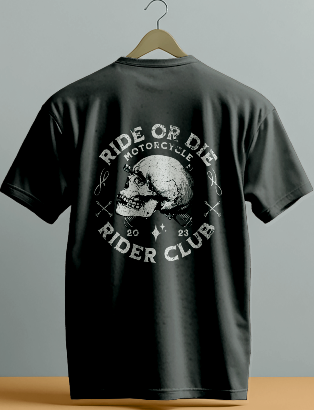 Ride Skull Unisex Classic Crew T-Shirt
