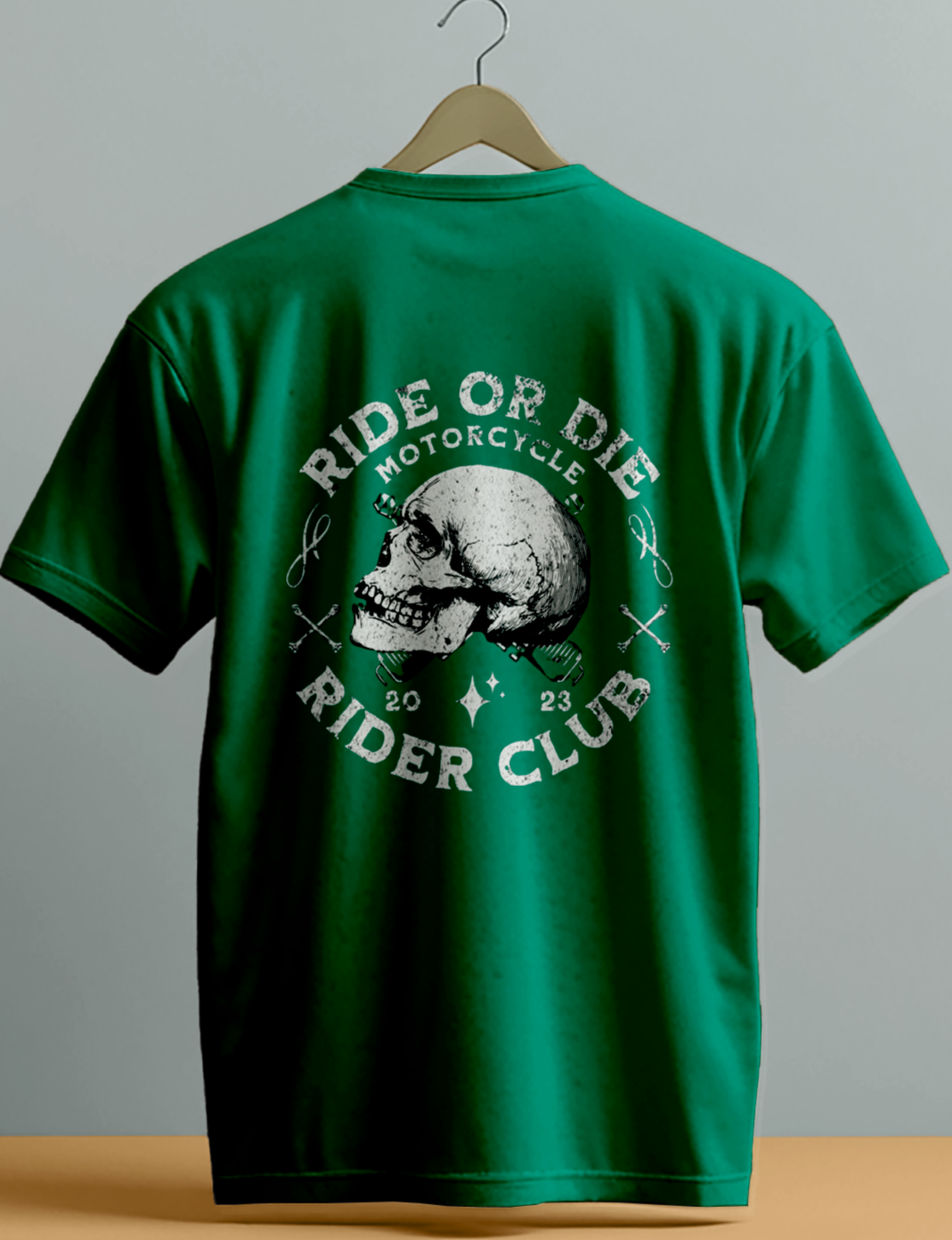 Ride Skull Unisex Classic Crew T-Shirt