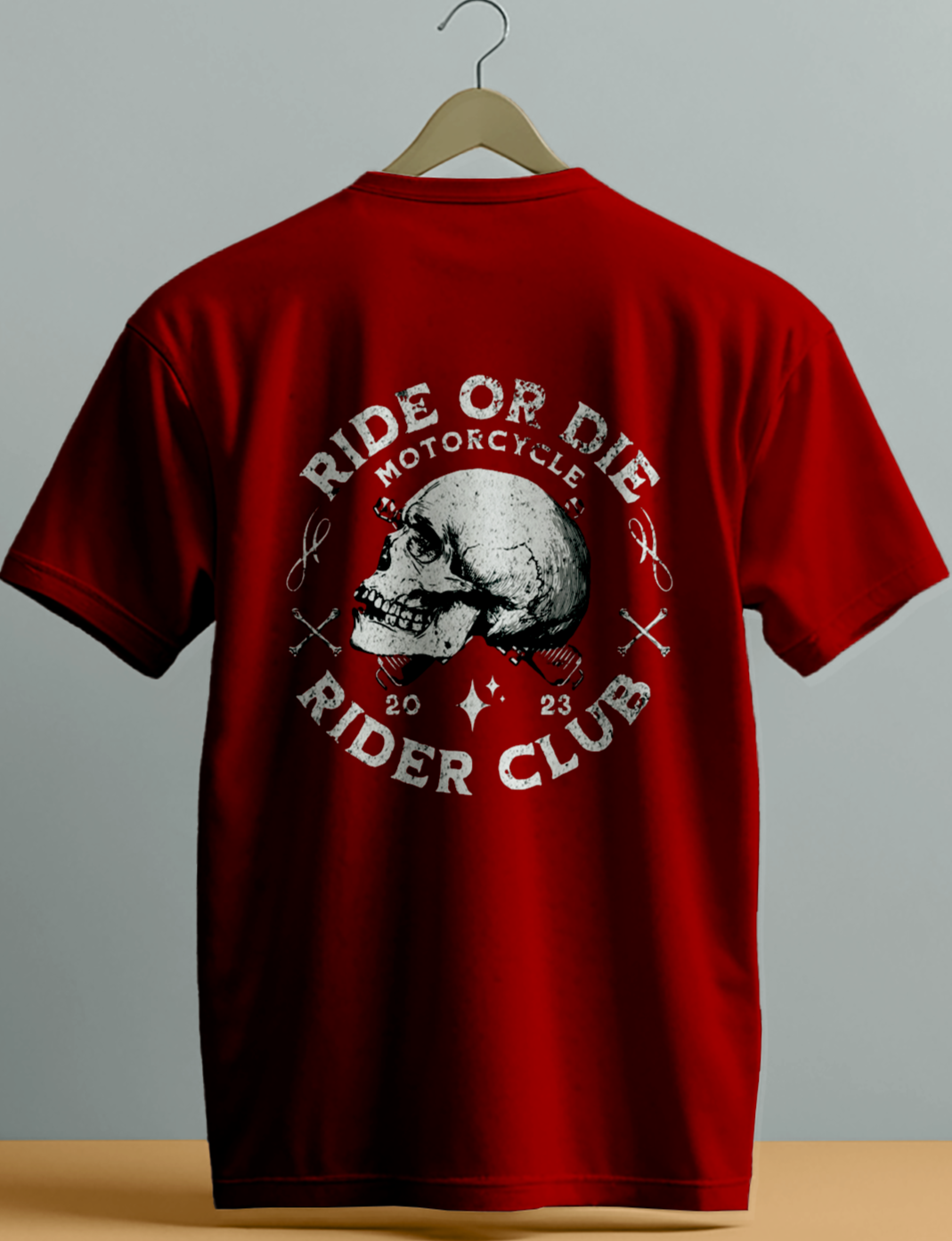 Ride Skull Unisex Classic Crew T-Shirt
