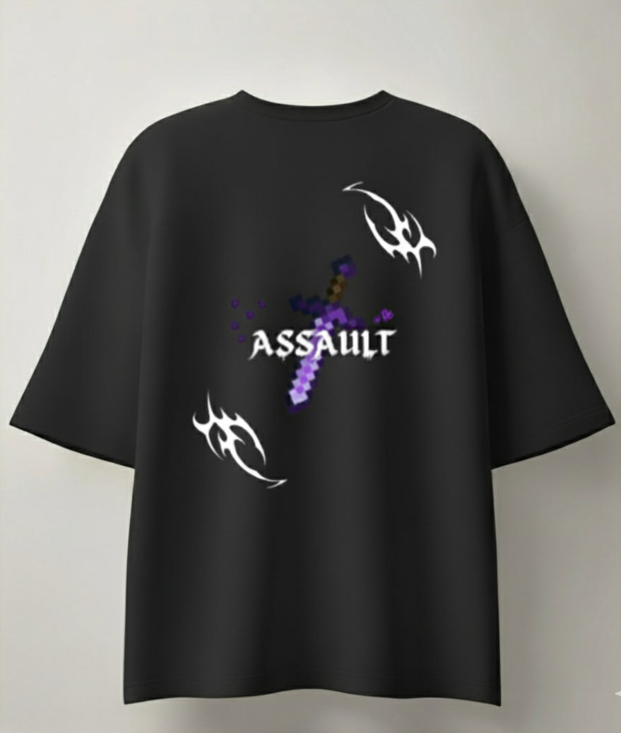 Minecraft Assault Unisex Oversized Classic T-Shirt