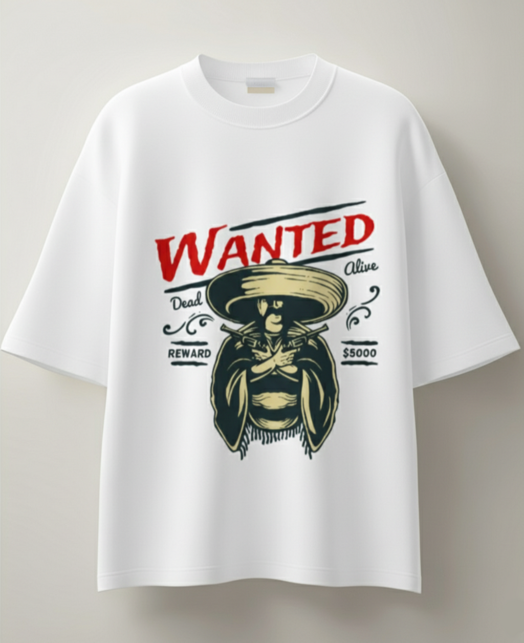 Wanted Unisex Oversized Classic T-Shirt