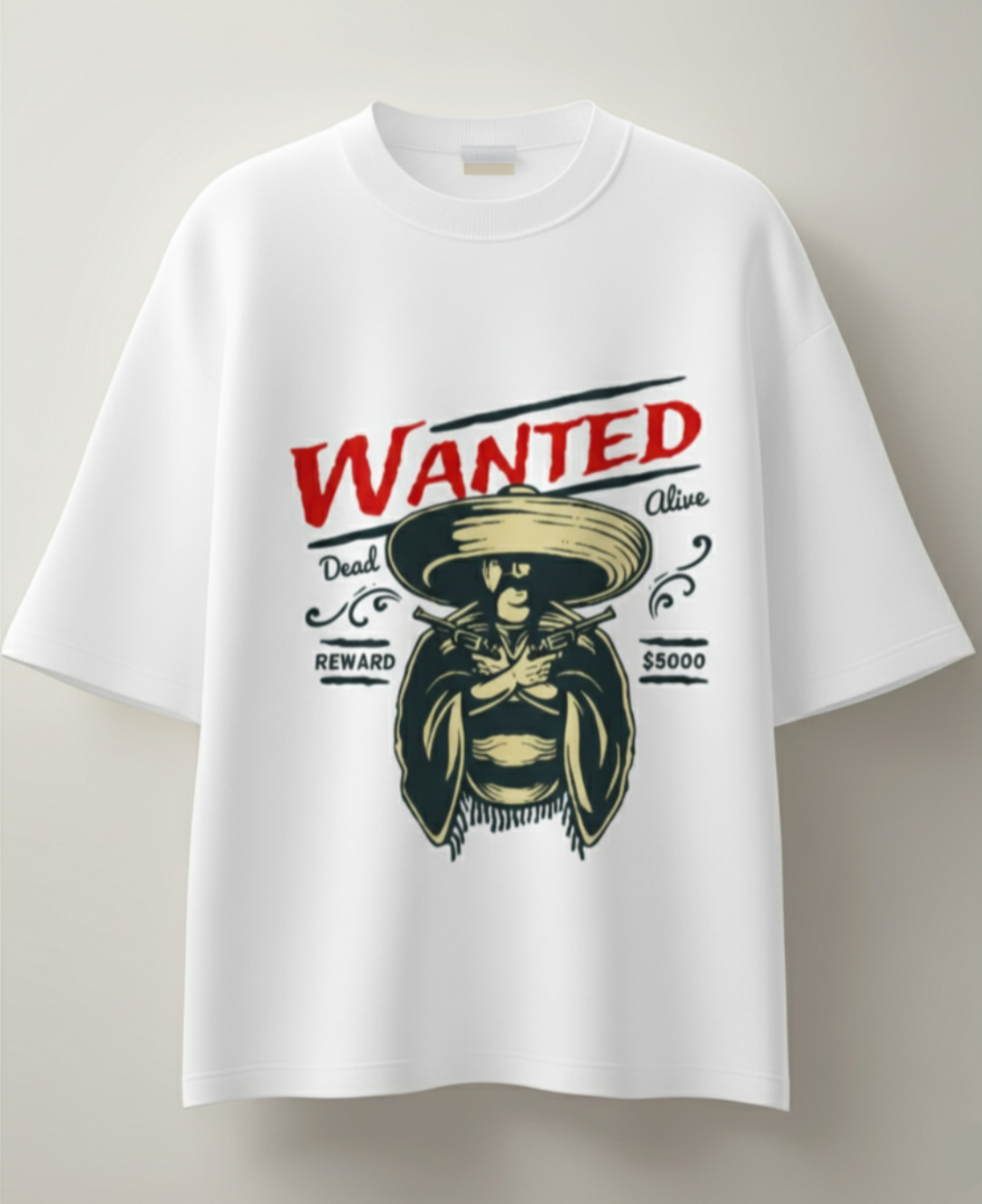 Wanted Unisex Oversized Classic T-Shirt